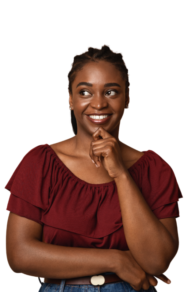 lady smiling